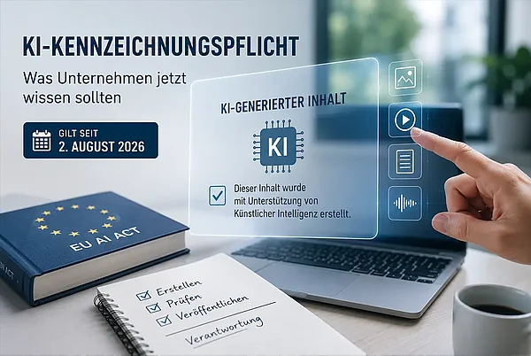 KI-Kennzeichnungspflicht: Was Unternehmen jetzt wissen sollten