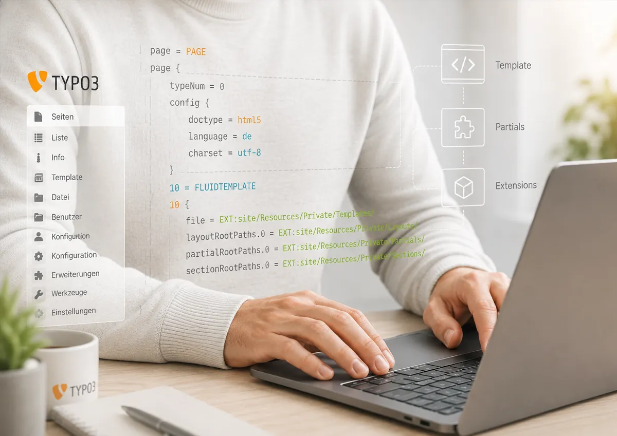 Programmierer am Laptop